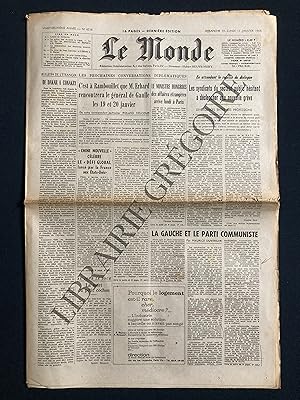 LE MONDE-N°6218-DIMANCHE 10 ET LUNDI 11 JANVIER 1965