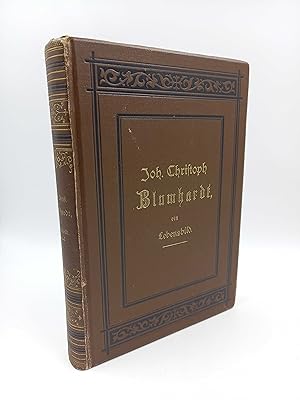 Bild des Verkufers fr Johann Christoph Blumhardt Ein Lebensbild zum Verkauf von Antiquariat Smock