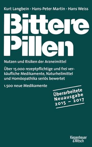 Bild des Verkufers fr Bittere Pillen 2015-2017: Nutzen und Risiken der Arzneimittel zum Verkauf von Studibuch