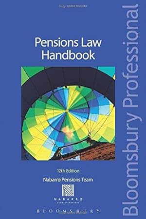 Bild des Verkufers fr Pensions Law Handbook zum Verkauf von WeBuyBooks