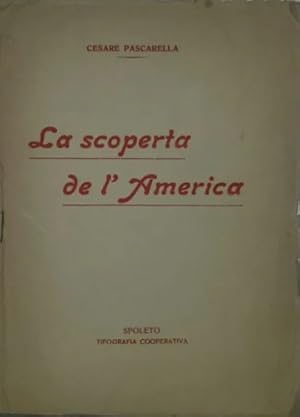 Immagine del venditore per La scoperta de l'America. venduto da FIRENZELIBRI SRL