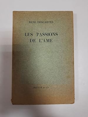 Bild des Verkufers fr Les Passions De L'ame zum Verkauf von Dmons et Merveilles