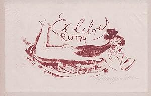 "Ex Libris Ruth" - Exlibris ex-libris Ex Libris bookplate