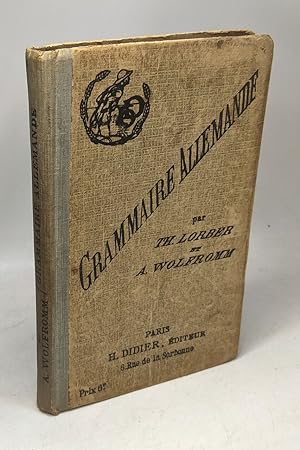 Seller image for Grammaire allemande - 11e d for sale by crealivres