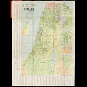 Bild des Verkufers fr The Jewish Chronicle Map of Israel zum Verkauf von Douglas Stewart Fine Books