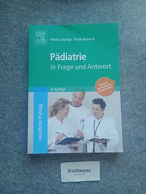 Immagine del venditore per Pdiatrie in Frage und Antwort : Fragen und Fallgeschichten zur Vorbereitung auf mndliche Prfungen whrend des Semesters und im Examen [basiert auf Prfungsprotokollen!]. Mndliche Prfung. venduto da Druckwaren Antiquariat