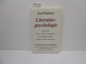 Literaturpsychologie : Essays über Nestroy - Heine - Gontscharow - Thomas Mann - Kafka - Marie vo...