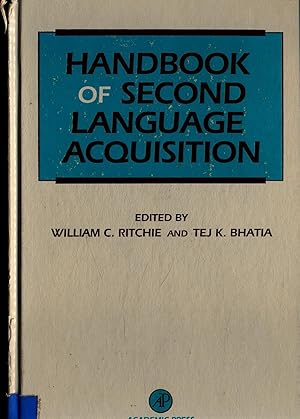 Image du vendeur pour Handbook of Second Language Acquisition mis en vente par avelibro OHG