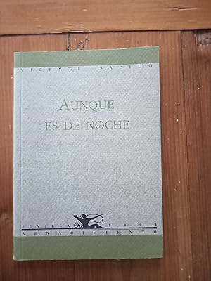 Seller image for AUNQUE ES DE NOCHE for sale by Itziar Arranz Libros & Dribaslibros