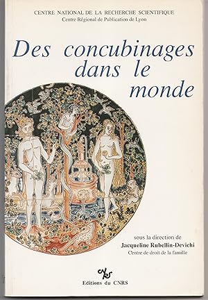 Seller image for Des concubinages dans le monde for sale by Librairie Franoise Causse