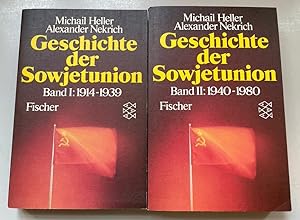 Image du vendeur pour [ 2 Bde. ] Geschichte der Sowjetunion. Bd. I: 1914-1939, Bd. II: 1940-1980. mis en vente par Fundus-Online GbR Borkert Schwarz Zerfa
