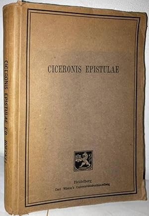 Imagen del vendedor de M. Tullii Ciceronis Epistulae selectae temporum ordine compositae. Fr den Schulgebrauch mit Einleitungen und erklrenden Anmerkungen versehen a la venta por Erik Oskarsson Antikvariat