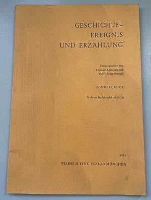 Bild des Verkufers fr Geschichte - Ereignis und Erzhlung. Peter Szondi: Poetik und Geschichtsphilosophie. zum Verkauf von Fundus-Online GbR Borkert Schwarz Zerfa