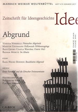 Seller image for Zeitschrift fr Ideengeschichte: Abgrund. Heft V/2. for sale by Fundus-Online GbR Borkert Schwarz Zerfa