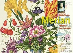 Bild des Verkufers fr Merian Karten-Set 40-teilig: Kunstvolle Merian-Pflanzen/Insekten-Motive für jeden Anlass zum Verkauf von WeBuyBooks