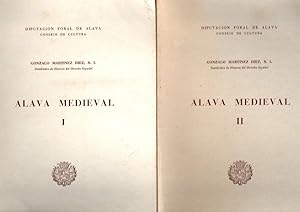 Imagen del vendedor de Alava Medieval I y II . a la venta por Librera Astarloa