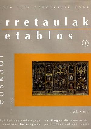 Bild des Verkufers fr Erretaulak. Retablos. Vol. 1. Estudios . zum Verkauf von Librera Astarloa