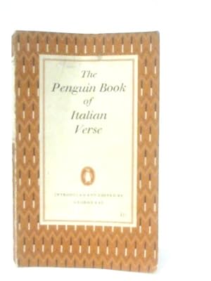 Seller image for The Penguin Book of Italian Verse for sale by World of Rare Books