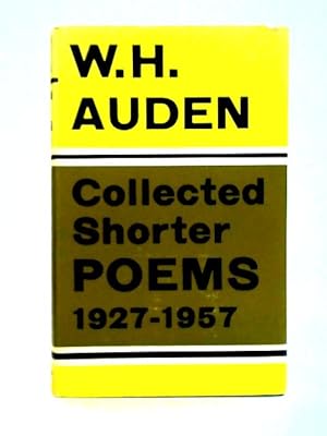 Seller image for Collected Shorter Poems, 1927-57 for sale by World of Rare Books