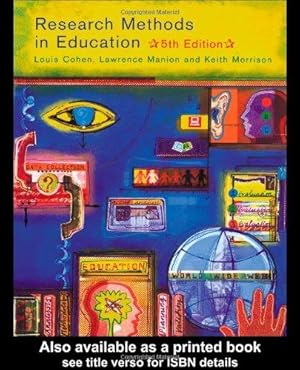 Immagine del venditore per Research Methods in Education (5th Edition) venduto da WeBuyBooks