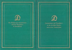 Bild des Verkufers fr Deutsche Literatur. 2 Bnde. (= Humanismus und Renaissance, Band 1 und 2) zum Verkauf von Antiquariat Kastanienhof