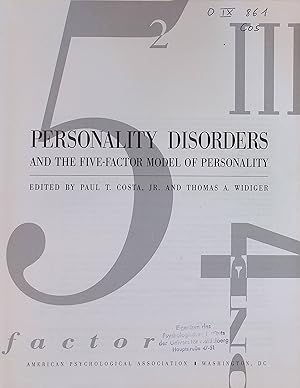 Seller image for Personality Disorders and the Five-factor Model of Personality for sale by books4less (Versandantiquariat Petra Gros GmbH & Co. KG)