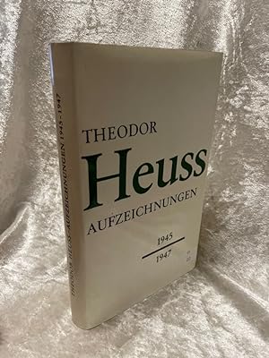 Seller image for Aufzeichnungen 1945-1947 for sale by Antiquariat Jochen Mohr -Books and Mohr-