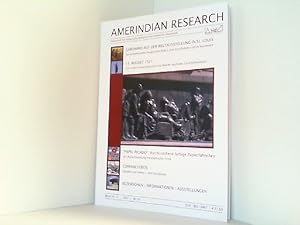 Seller image for Amerindian Research. Nr. 61, 2021. Band 16 / 3. Zeitschrift fr indianische Kulturen von Alaska bis Feuerland. for sale by Antiquariat Ehbrecht - Preis inkl. MwSt.