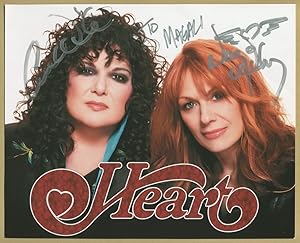 Seller image for Heart - Ann Wilson & Nancy Wilson - Rare signed large photo - 2000s for sale by PhP Autographs