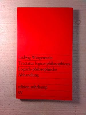 Bild des Verkäufers für Tractatus logico-philosophicus - Logisch-philosophische Abhandlung Edition Suhrkamp 12 zum Verkauf von ABC Versand e.K.
