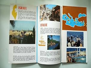 22 voyages croisieres mediterranee ISRAEL 1964 C.IE FRANCAISE DE NAVIGATION