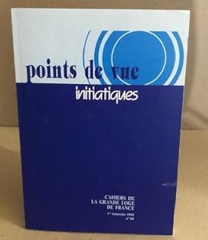 Points de vue initiatiques n° 84