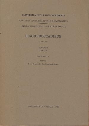 Bild des Verkufers fr Biagio Boccadibue. Volume I - Parte IV zum Verkauf von Librodifaccia