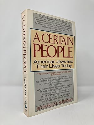 Seller image for A Certain People: American Jews and Their Lives Today for sale by Southampton Books