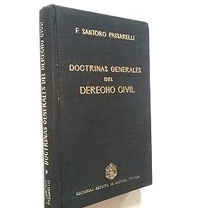 Immagine del venditore per Doctrinas generales del derecho civil venduto da MAUTALOS LIBRERA