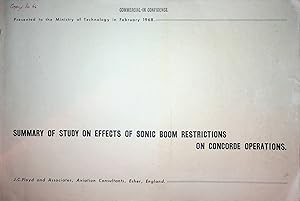 Summary of Study on Effects of Sonic Boom Restrictions on Concorde Operations
