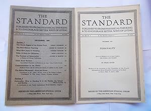 Immagine del venditore per The Standard (Vol. XII No. 4 - December 1925 - In Two Sections): Published to Promote Ethical Thinking & to Encourage Better Ways of Living (Magazine) venduto da Bloomsbury Books