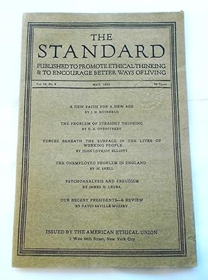 Seller image for The Standard (Vol. IX No. 9 - May 1923): Published to Promote Ethical Thinking & to Encourage Better Ways of Living (Magazine) for sale by Bloomsbury Books