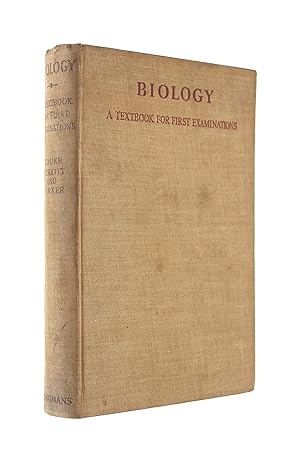 Image du vendeur pour A Textbook For First Examinations. Biology. mis en vente par M Godding Books Ltd