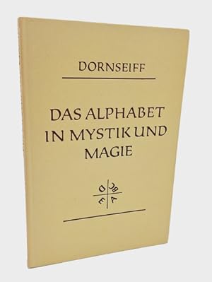 Image du vendeur pour Das Alphabet in Mystik und Magie. mis en vente par Occulte Buchhandlung "Inveha"