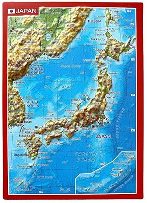 Bild des Verkufers fr Japan, Reliefpostkarte zum Verkauf von moluna