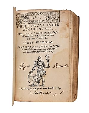 Seller image for Historia delle Nuove Indie Occidentali. Con Tutti i Discoprimenti & cose notabili, avuenute dopo l'acquisto di esse. Parte Seconda for sale by Maggs Bros. Ltd ABA, ILAB, PBFA, BA