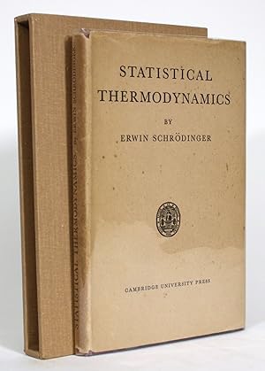 Statistical Thermodynamics: A Course of Seminar Lectures Delivered in January-March 1944, at the ...