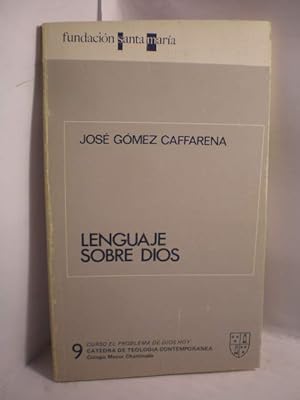 Seller image for Lenguaje sobre Dios for sale by Librera Antonio Azorn