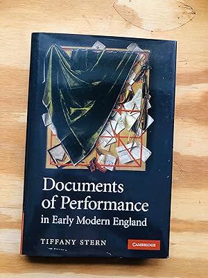 Seller image for Documents of Performance in Early Modern England for sale by Cream Petal Goods