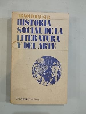 Seller image for Historia social de la literatura y del arte 2 for sale by Saturnlia Llibreria