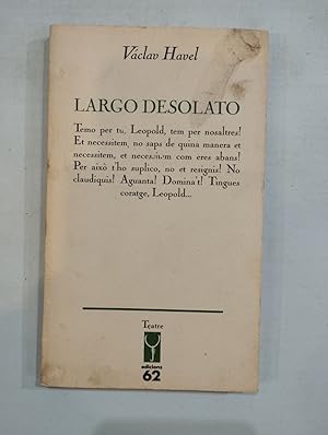 Image du vendeur pour Largo desolato mis en vente par Saturnlia Llibreria
