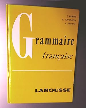 Bild des Verkufers fr Grammaire franaise zum Verkauf von Livresse