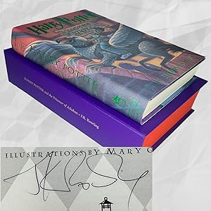 Bild des Verkufers fr Harry Potter and the Prisoner of Azkaban, First US Edition, First Printing, Scholastic 1999, Hardback, Signed by J.K. Rowling, Fine zum Verkauf von Potter Rare Books