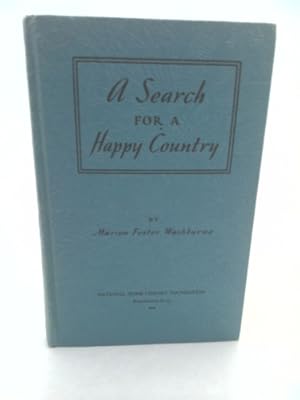 Bild des Verkufers fr A Search for a Happy Country zum Verkauf von ThriftBooksVintage